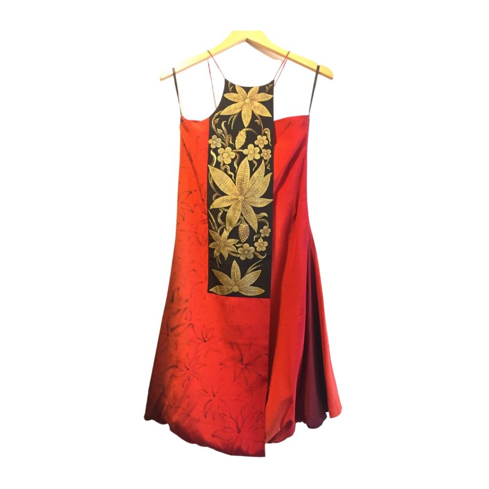 Designer Red Dress - Size S